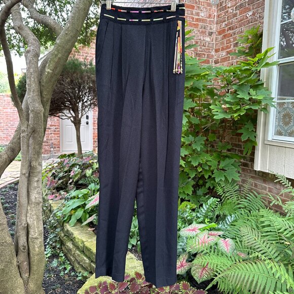 Vtg 90s Dorothy Schoelen Platinum Vivid Abstract 3 Piece Pant Suit Set Sz SM - Picture 6 of 10